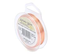 Beadalon - Rollo de Alambre para Manualidades (Calibre 24, 18,2 m, Cobre)