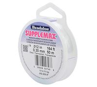 Beadalon Supplemax - Cuerda de Nailon de 0,30 mm, 50 m, Transparente