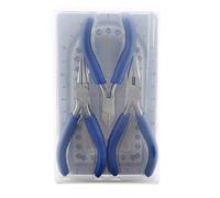 Beadalon Travel Tool Kit, Chain, Round Nose Pliers, Cutter and Mini Bead Board, with Plastic Case Herramientas