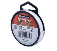 Beadalon Wildfire 0,006 pulg. 0,15 mm Resistencia a la rotura 10 lb/4,5 kg Escarcha 125 yd/114 m
