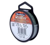 Beadalon Wildfire .006 in 0.15 mm Resistencia a la rotura 10 lb / 4.5 kg Verde 20 yd / 18 m
