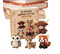 Beaded Animal Craft Kit - Small 3D Beading Art Craft Set