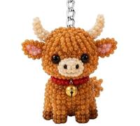 Beaded Animal Kit - Juego de manualidades 3D para figuras creativas hechas a mano | Proyecto de ensamblaje de cuentas de color con kit de ensamblaje de arte, principiantes para adolescentes