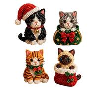 Beaded Animal Kit - with Instructions Christmas Cute Cat Craft Supplies