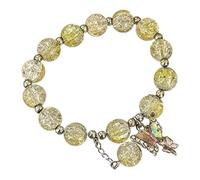 Beaded Bracelets For Women Glass Beads Bracelet Butterfly Charm Bracelet Beads Butterfly Bracelet For Women Slim Armbanduhr Damen, talla única, Vidrio, No es una piedra preciosa