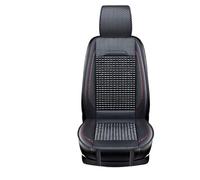 Beaded Car Seat Cover, Respaldo Asiento Coche Cojín de asiento de coche con cuentas de madera, funda de asiento de cuero fresco de verano, transpirable, hecho a mano, alfombrilla for asiento de coche,
