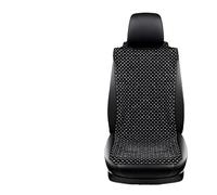 Beaded Car Seat Cover, Respaldo Asiento Coche Cojines de verano con cuentas de madera for asiento de coche, transpirables, de palisandro y pino, for todo tipo de clima, for masajes refrescantes.(Black
