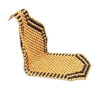 Beaded Car Seat Cover, Respaldo Asiento Coche Funda de asiento universal de madera fresca de verano con cuentas de madera, cojín de masaje for silla, funda for coche, oficina, hogar, 2 colores, acceso