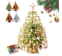 Beaded Christmas Tree Kit DIY Crystal Craft For Holiday Decor (#B)