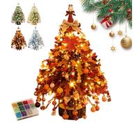 Beaded Christmas Tree Kit DIY Crystal Craft For Holiday Decor (#D)