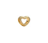 Beaded Heart 14k Gold-Plated Charm