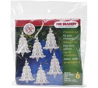 Beadery The Holiday Beaded Ornament Kit-Crystal & Pearl Bell