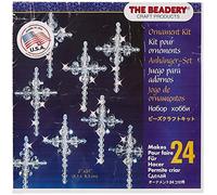 Beadery The Holiday Ornament in Rilievo Kit-Crystal attraversa 1,25" rende 6