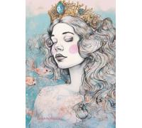 Beading Graph Paper for Bracelet Design: A4 5x5 Grid Paper Notebook for Bead Bracelets, Romantic sea princess themed cover