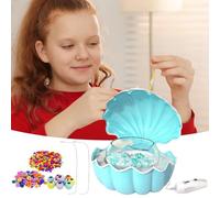 Beading Machine - Electric Shell Shape Bracelet Bead Spinner - Adjustable Beading Machine USB Charging Automatic Jewelry Maker For Crafting Necklace Weaving