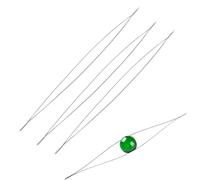 Beading Needles - 12pcs Eye Beading Needles | Jewelry Making Tool for String Seed Beads Bracelet Necklace Waist Beads DIY Craft Accessories Durable Flexible Threading Kit