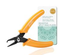Beaditive Alicates de anillo dividido, fabricación de joyas, abalorios, manualidades, acero de alto carbono, 5 pulgadas (panal)