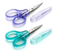 Beaditive detalle craft tijeras set (2 ud.) curvos y rectos, sharp, compacto | costura, bordado, corte de papel, hacer a mano | acero inoxidable | cubierta protectora