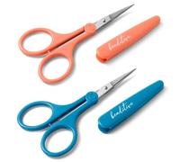 Beaditive detalle de alta precisión tijeras set (2-pc) sharp, bellas consejos | corte de papel, el scrapbooking, costura, hacer a mano | acero inoxidable | cubierta protectora (Mid Century)
