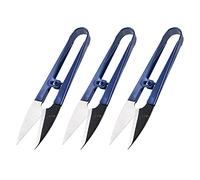 Beaditive tijeras de costura (set de 3) acero de alto carbono hilo, hilado, bordado clippers | snippers de mano para artes, y proyectos de bricolaje | uso de usos múltiples