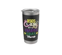 Beads & Bling It's A Beaded Jewelry Loves Create Art Beading Vaso térmico de acero inoxidable de doble pared
