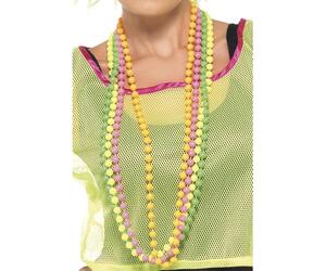 Beads Fluorescent, Neon, 4 Strands