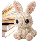 Beads For Crafts - Funny Handmade Animal Beading Kit With Instruction Guide Colorful DIY Jewelry Making Supplies For Creative Projects | Beginner Craft Beads | Educational Art Activity Set For Home Sc