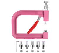 Beads Rivet Fixing Machine - Hand Press Pearl Rhinestone Machine for Embellishing | Manual Lever with Casting Iron Body, Precision Stud Stamper, Clothing Tool for Jewelry, Gowns, Bags and Hats