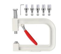 Beads Rivet Fixing Machine - Hand Press Pearl Rhinestone Setting Tool with Manual Applicator | DIY Rivet Fixing Machine for Jewelry Clothing Decoration Wedding Party Dress Shoes Bag Craft Making