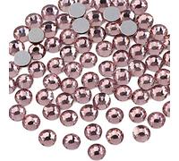 Beadsland 1440 Piezas de Diamantes de imitación de Cristal con Parte Trasera Plana,Gemas Redondas para Arte de uñas y Manualidades,Púrpura Claro,SS6,1.9-2.1 mm