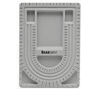 Beadsmith Bead Design - Tabla de Abalorios, 22,86 cm x 33,02 cm, Color Gris