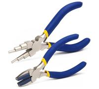 Beadsmith - Juego de 2 alicates profesionales para hacer joyas, juego de alicates para abalorios y alambres, herramienta de joyería de precisión