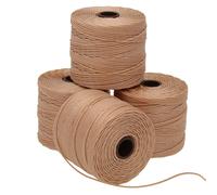 Beadsmith S -Lon #18 Cord - Color de cobre claro - Tubo de 4 carrete - 77 yardas - Ideal para encadenar el crochet de las cuentas y las joyas de