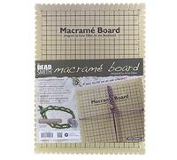 Beadsmith - Tablero de macramé de 25,4 x 35,5 cm con instrucciones (idioma español no garantizado)