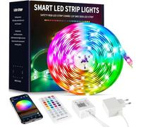 Beaeet Tiras LED 10 Metros RGB 5050, Luces LED con App y Mando, Sincronización con la Música, Ideal para Luces LED Habitación, Decoración de Fiestas y Navidad(10m*1)