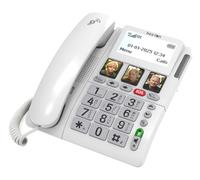 Beafon ml10 lte teléfono analógico identificador de llamadas blanco