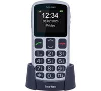 Beafon SL250 2" 93g Plata Teléfono básico - Teléfono móvil (Barra, SIM doble, 5,08 cm (2"), Bluetooth, 700 mAh, Plata)