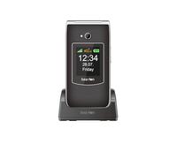 Beafon, SL645, LTE 4G, Silverline, teléfono móvil para Personas Mayores, botón de Llamada de Emergencia, teléfono móvil, Pantalla Interior XXL de 2,8 Pulgadas (7,11 cm), Pantalla Exterior a Color XXL
