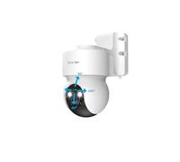 Beafon, Smart Home Safer 3S Pro - Cámara de vigilancia para Exteriores, IP65, protección contra Agua y Polvo, cámara controlable para Exteriores, Color Blanco, Red WiFi 2.4G, Android iOS, cámara de