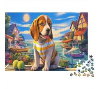 Beagle 1000 Piezas Cartón Extra Grueso Rompecabezas Premium Amantes De La Familia Entrenamiento Cerebral Decoración De Paredes Paquete De Valor 70x50cm/1000pcs