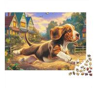 Beagle 1000 Piezas Cartón Resistente Rompecabezas Premium Amantes De La Familia Alivio del Estrés Regalos Paquete De Valor 52x38cm/1000pcs