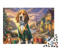 Beagle 1000 Piezas Cartón Resistente Rompecabezas Premium Pareja Socios Descompresión Desafío Decoración De Paredes Paquete De Valor 38x26cm/1000pcs