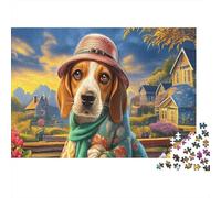 Beagle 1000 Piezas Cartón Resistente Rompecabezas Premium Pareja Socios Descompresión Desafío Decoración De Paredes Paquete De Valor 52x38cm/1000pcs