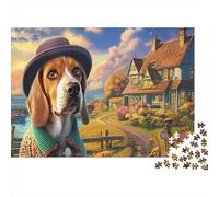 Beagle 1000 Piezas Papel Ecológico Rompecabezas Clásicos Amantes De La Familia Descompresión Juego Regalos Paquete De Valor 38x26cm/1000pcs