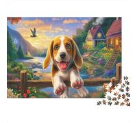 Beagle 1000 Piezas Stock De Cartas Premium Rompecabezas Clásicos Pareja Socios Alivio del Estrés Decoración De Paredes Paquete De Valor 70x50cm/1000pcs