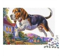 Beagle 1000 Piezas Stock De Cartas Premium Rompecabezas Conjunto Amantes De La Familia Divertido Juego Alivio del Estrés Decoración De Paredes 70x50cm/1000pcs