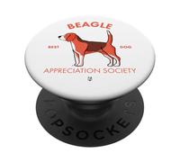 Beagle Apreciation Society - Beagle Best Dog Lover PopSockets PopGrip Adhesivo