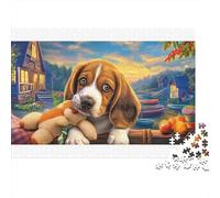 Beagle - Beagle Colorido en un Lugar Soleado, 1000 Piezas, Rompecabezas para Adultos y niños, Actividad Divertida para días lluviosos, 38 x 26 cm (1000 Piezas)