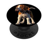 Beagle Cachorro Beagles Perro de Caza Lindo Perro Beagle PopSockets PopGrip Adhesivo