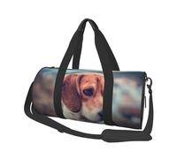 Beagle Cachorro Perros Mascotas Beagle, Bolsa de Viaje de Gran Capacidad, Bolso Redondo, Bolsa de Viaje Deportiva, Bolsa de Mano, Bolsa de Fitness